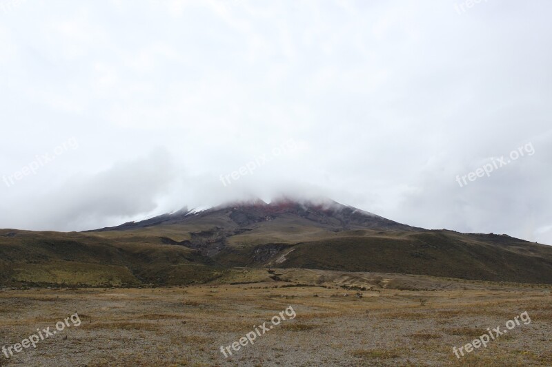 Cotopaxi Ecuador Volcano Nevado Mountain Landscape