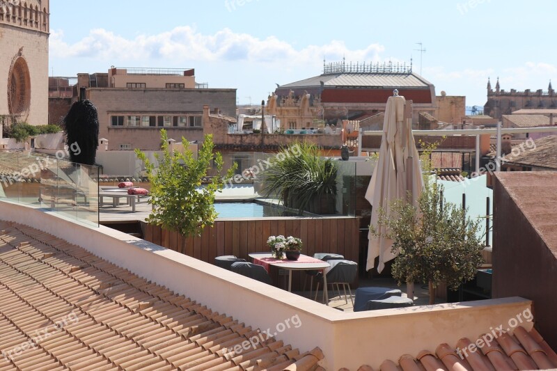 Roof Terrace Terrace Mediterranean Architecture Roof