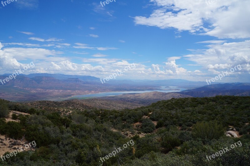 Four Peaks Arizona Mountain Phoenix Lake