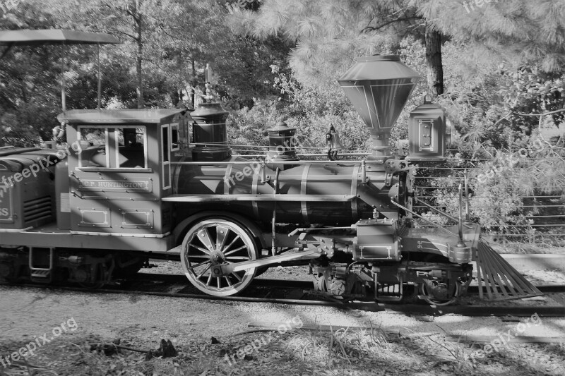 Children's Train Herman Park Train Engine Tracks