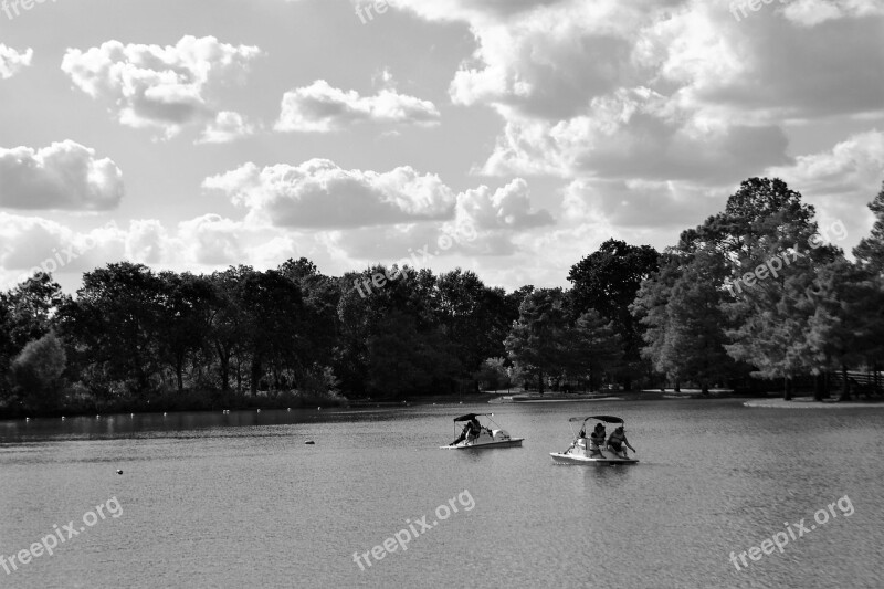 Herman Park Houston Texas Boat Ride Trees