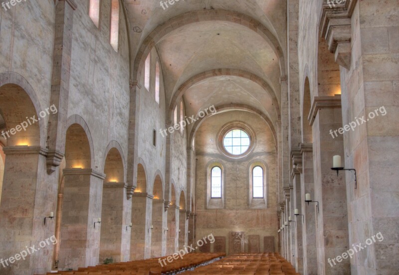 Monastery Eberbach Vault Medieval Old