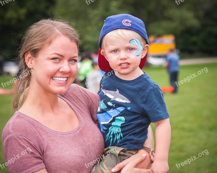 Mother And Son Young Woman Young Boy Free Photos