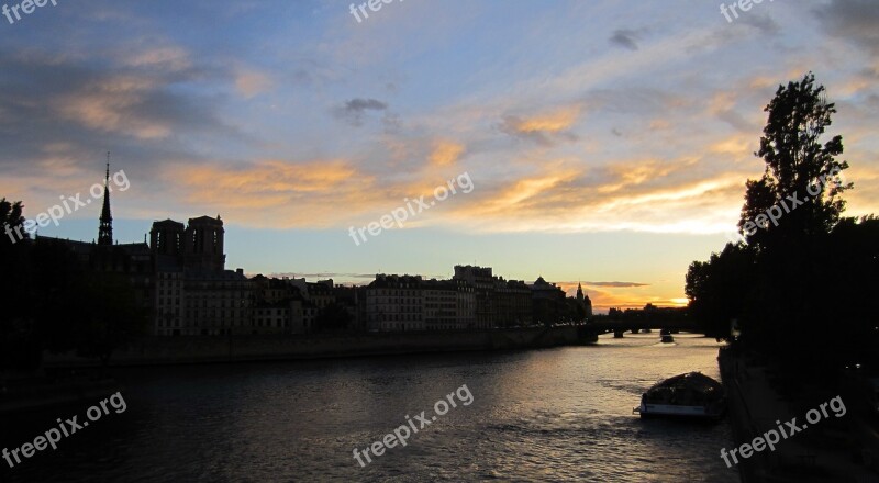 Paris Paris Night France Sky Europe