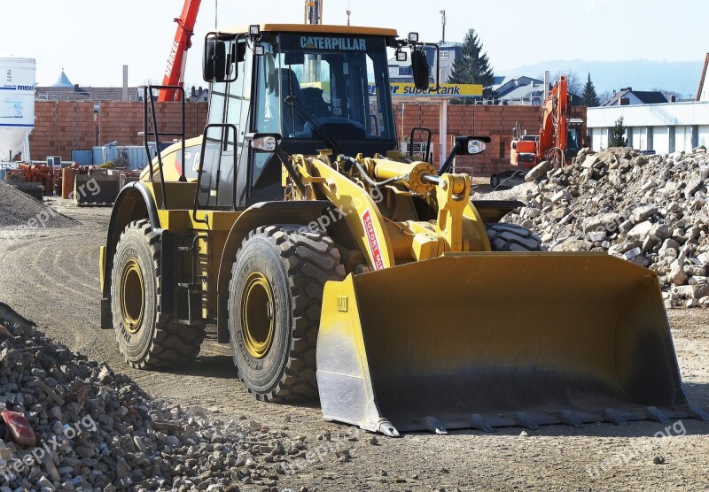 Wheel Loader Building Rubble Demolition Crash Crusher