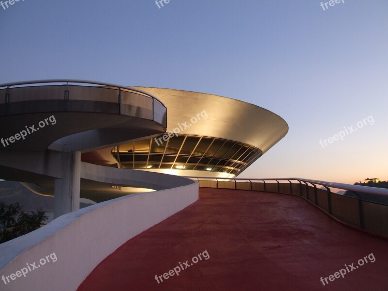 Art Museum Of Niterói Niterói Rio De Janeiro Brazil Free Photos