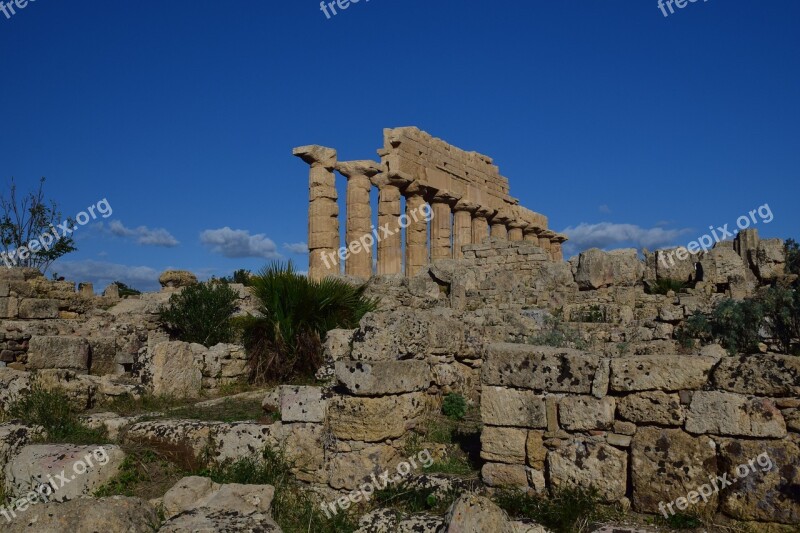 Temple Greek Ruin Places Of Interest Ancient Times