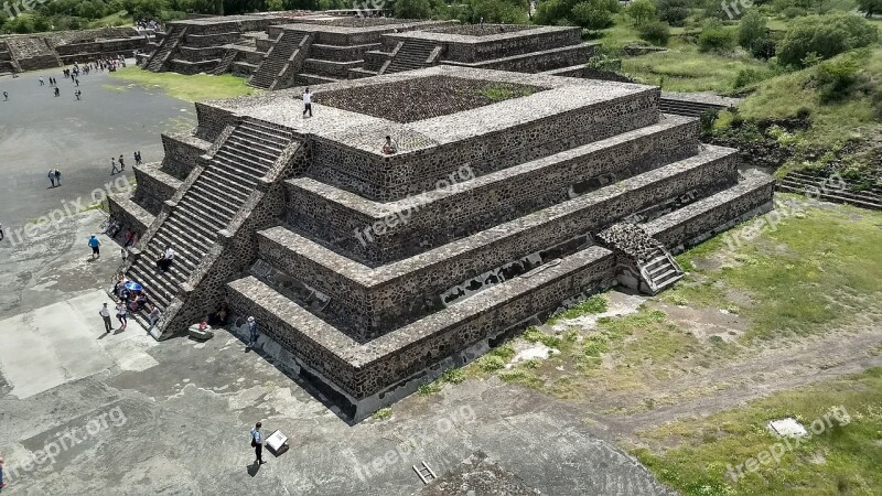 Mexico Pyramid Teotihuacan Pyramids Aztec