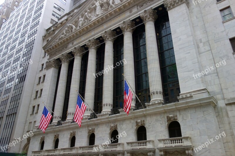 New York Wall Street Stock Exchange Securities Dow Jones