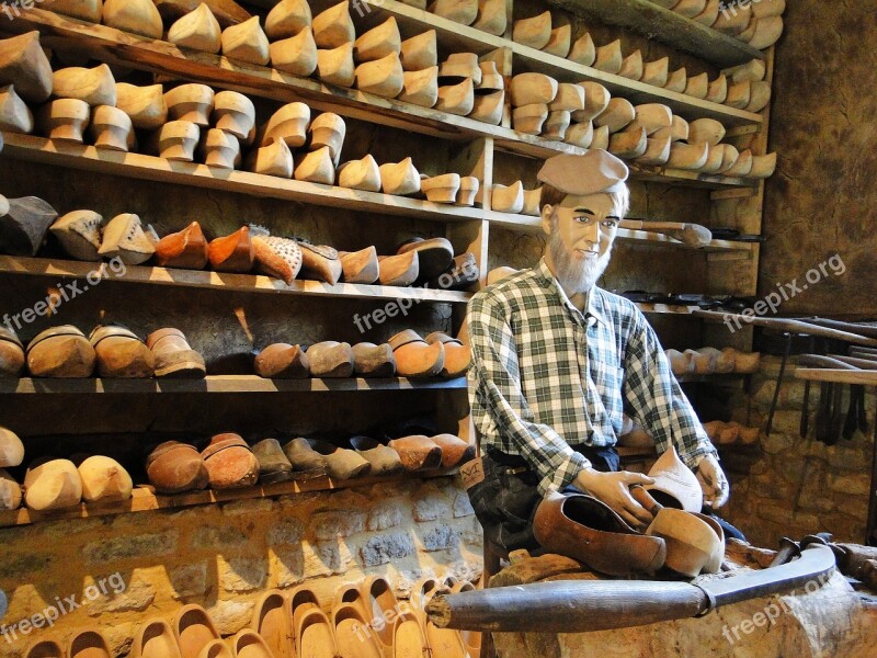 Sabotier Shoe Museum Wood Decoration