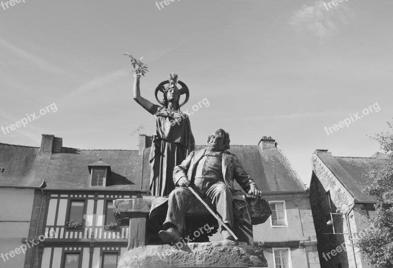 Ernest Renan Writer Monuments Cathedral Tréguier Philosopher