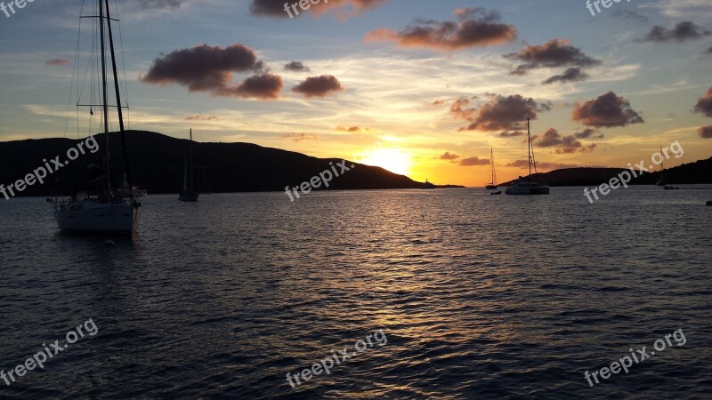 Bvi British Virgin Islands Sailing Caribbean Ocean