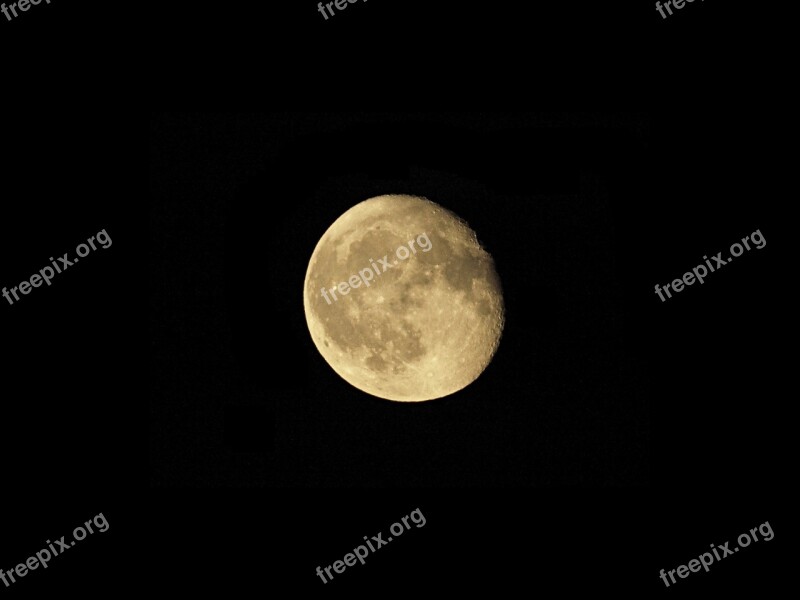 Moon Astrophotography Craters The Fullness Of Night