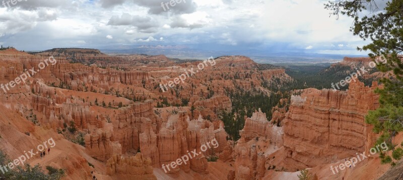 Bryce Canyon Utah Usa National Park Gorge