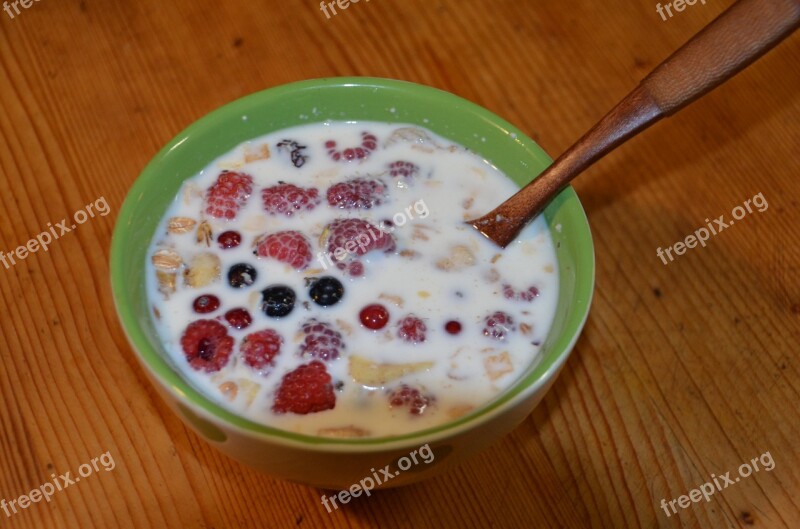 Muesli Breakfast Fruits Free Photos