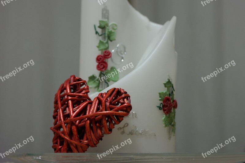 Heart Candle Love Before Wedding Day