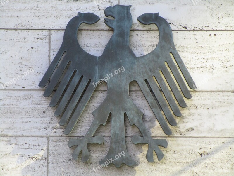 Federal Eagle Adler Heraldic Animal Bundestag Germany