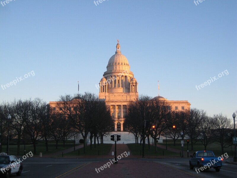 Rhode Island State House Providence City Architecture