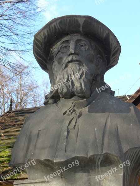 Jan Matejko Krzesławice Monument Bust Face