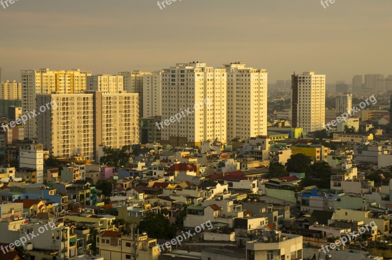 The City Saigon Scenery Architecture Free Photos