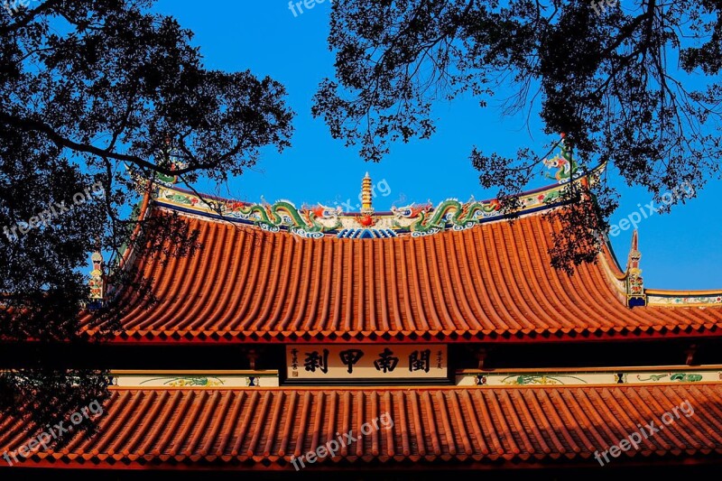 China Quanzhou Ancient Architecture Temple Travel