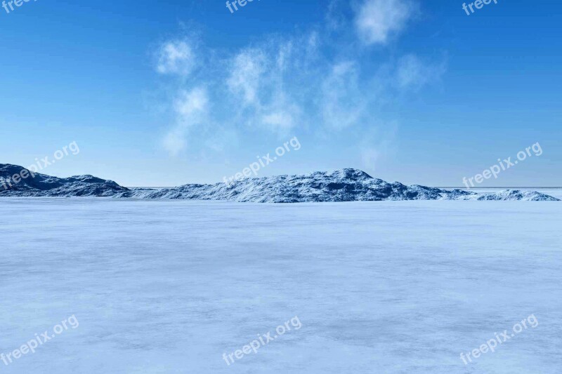 Landscape Rock Clouds Rocky Landscape Background