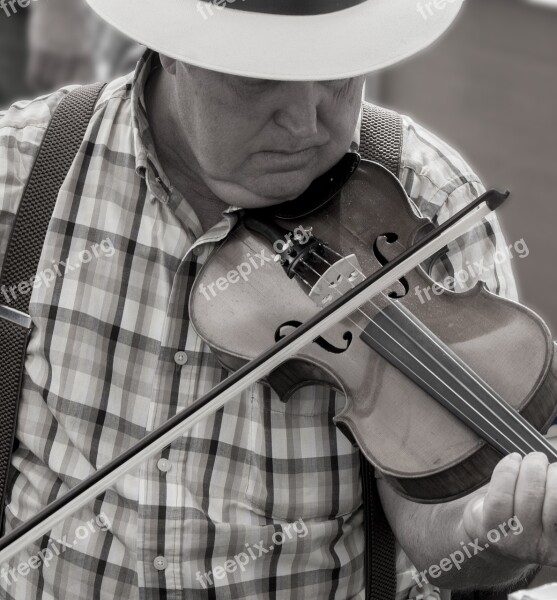 Man Person Fiddle Music Country