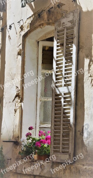 Window Old Building Shutter Neglect