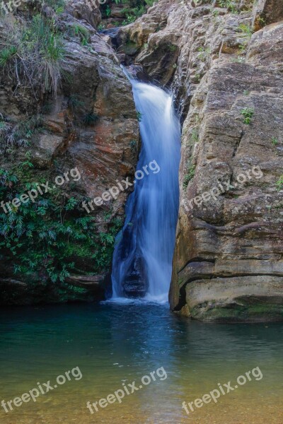 Waterfall Nature Ecotourism Free Photos