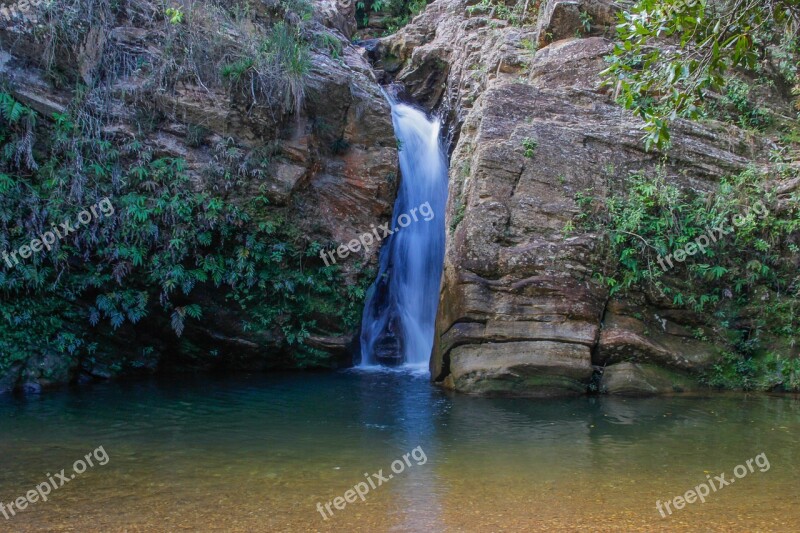 Waterfall Nature Ecotourism Free Photos