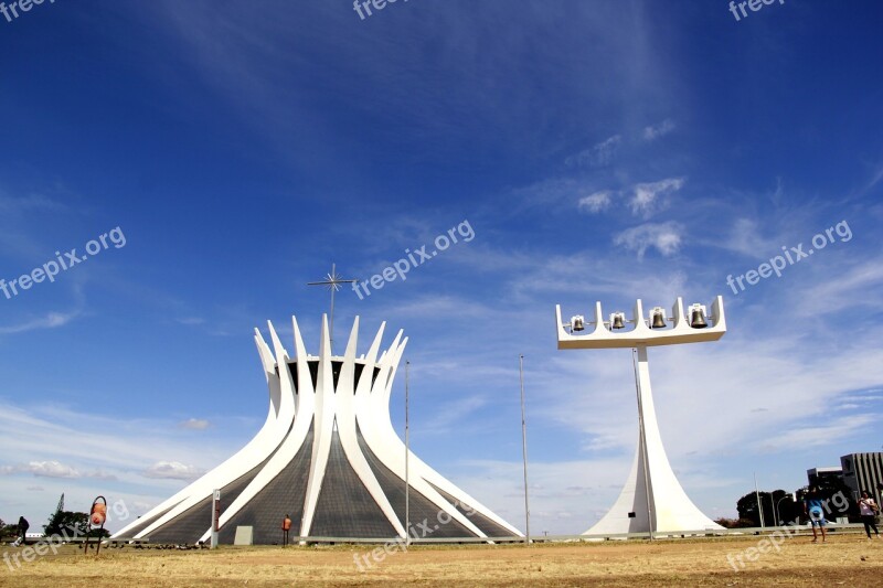 Cathedral Church Brasilia Free Photos