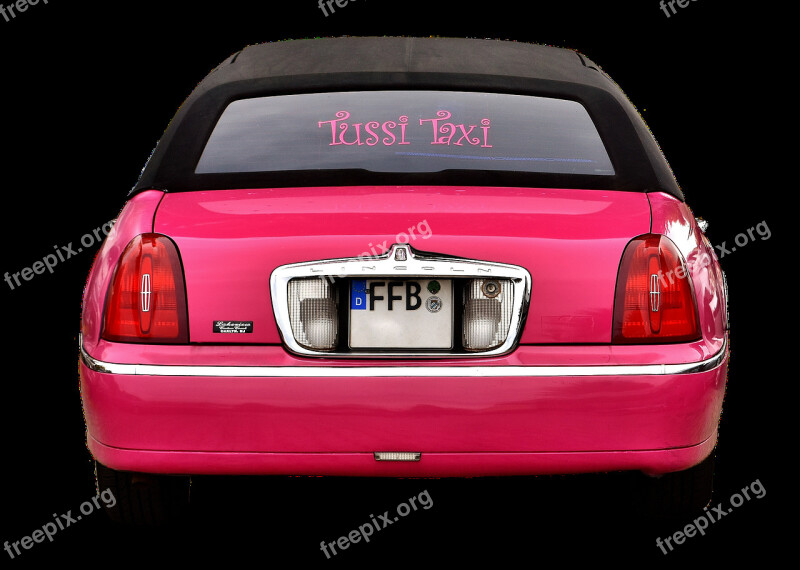 Stretch Limousine Pink Crazy Lincoln Limousine