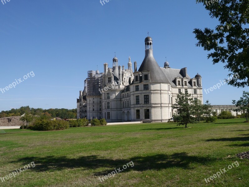 Chambord Outside Castle François 1er Free Photos