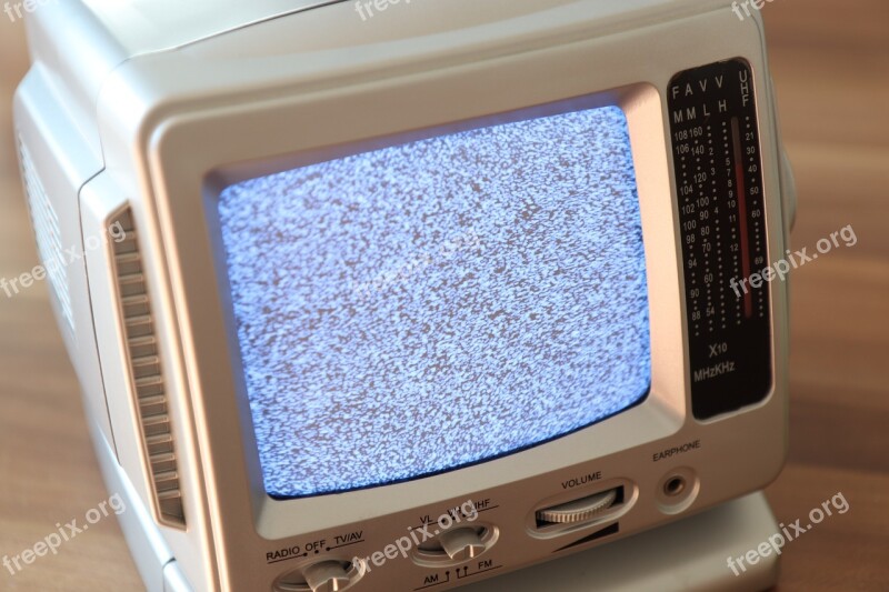 Tv Crt Tube Tv Image Noise Cult Retro