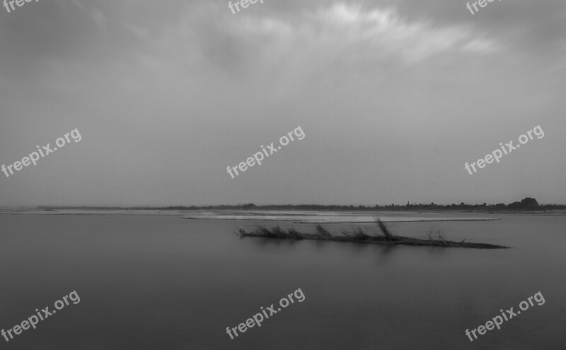 Landscape Black And White Outdoor Long Exposure Travel