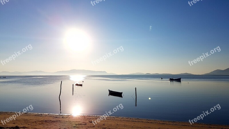 Ceu Beach Horizon Mar Blue Sky