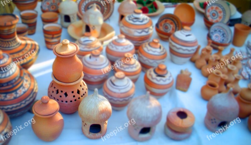 Pots Things Handmade Design Old