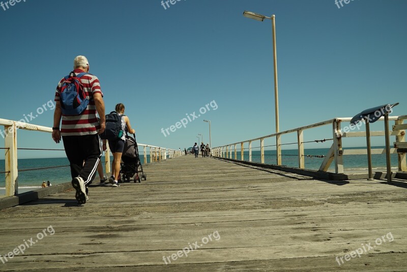 Stroll Jetty Pier Leisure Relax