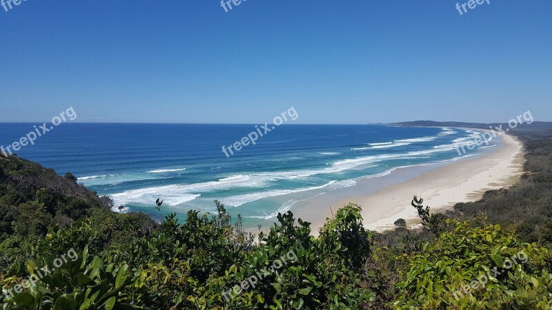 Byron Bay Lighthouse View Beach