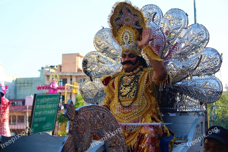 Dusshera Ravan Indian Dussehra Culture