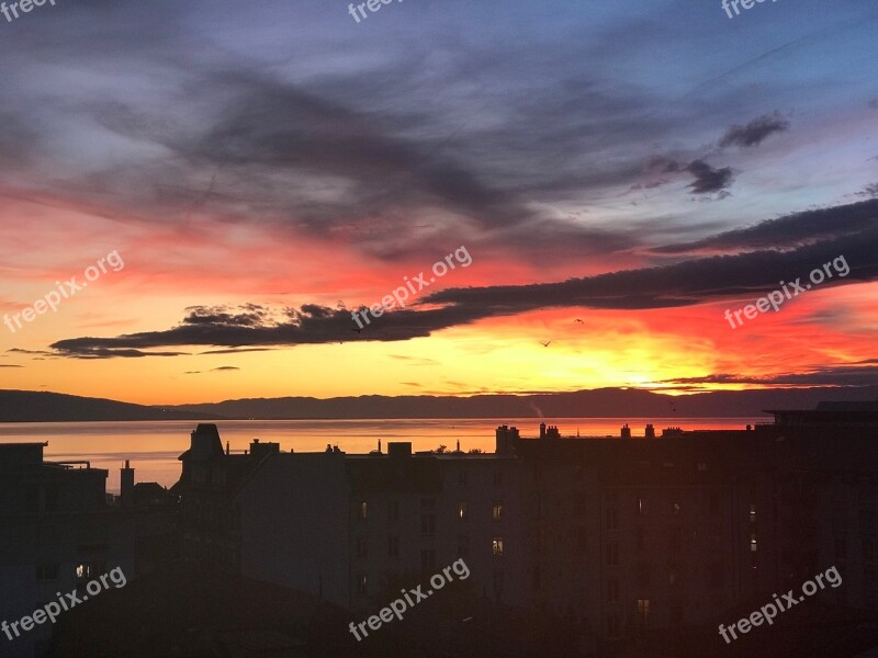 Landscape Sunset Sky Sun Summer