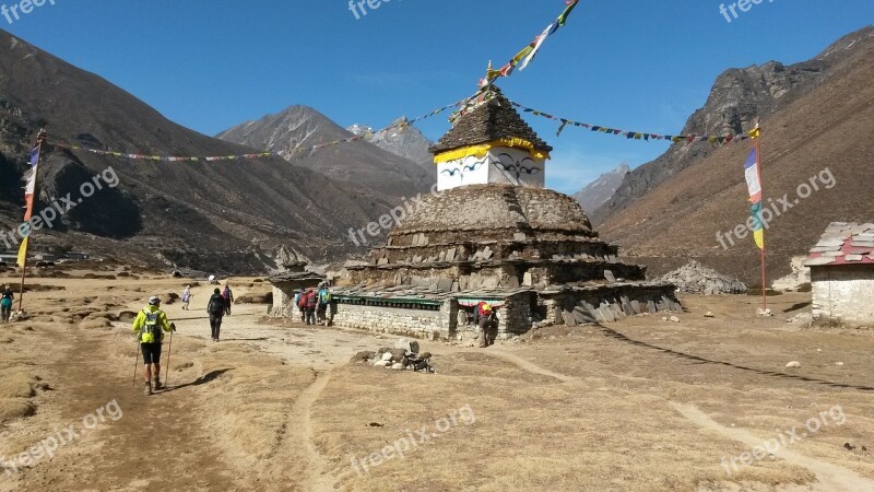 Nepal Stupa Buddha Buddhist Eyes