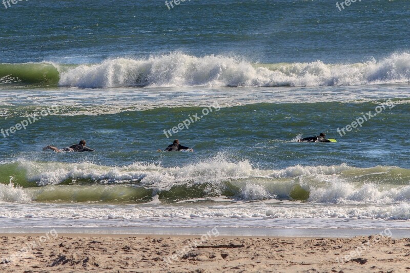 Atlantic Ocean Atlantic Seaboard Surf Surfers Surfing