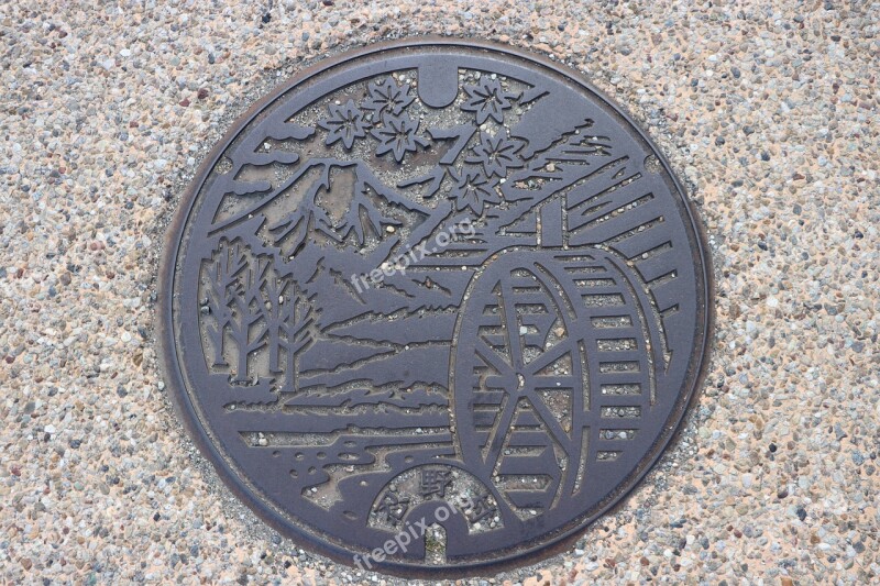 Manhole Cover Pattern Simple Free Photos