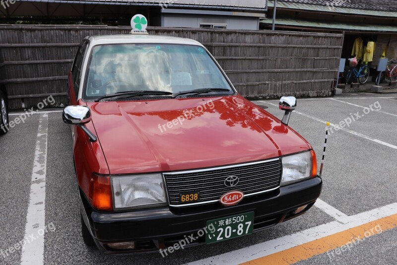 Red Taxis Japan Free Photos