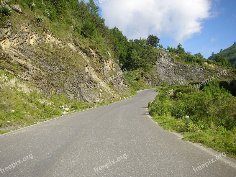 Road Landscape Path Horizon Mexico