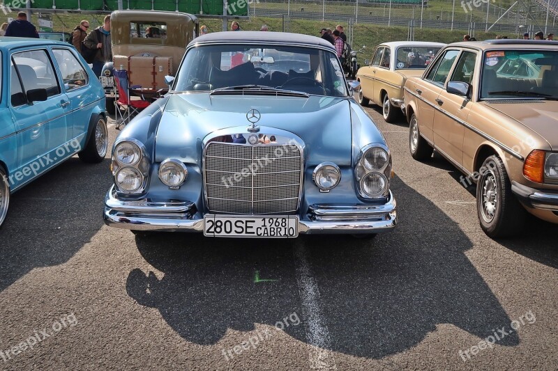 Mercedes 280 Se Oldtimer Cabrio Grill