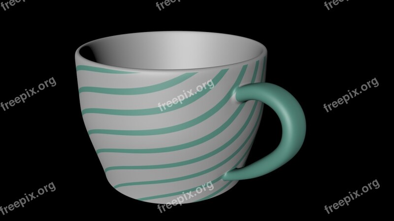 Cup No Light 3d Cgi Free Photos