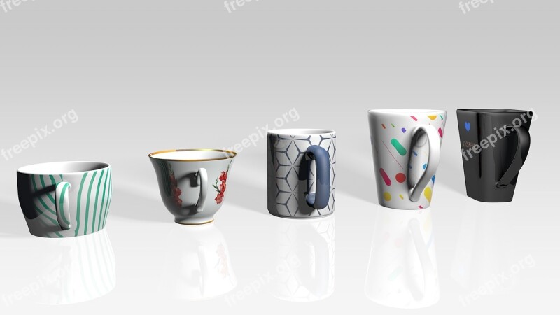 Cup Render 3d Free Photos