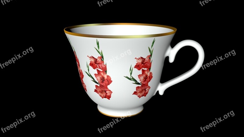 Tea Cup 3d Free Photos